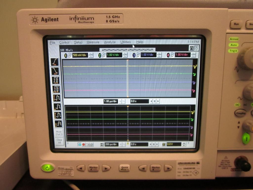 Agilent / HP 54845A 4 Channel, 1.5 GHz, 8 GSa/s Infiniium Digital